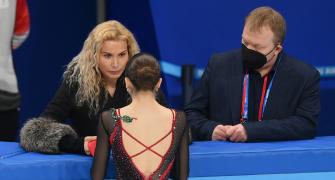 IOC president notes 'coldness' of Valieva's entourage