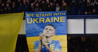 Ukraine solidarity, anti-war messages across stadiums