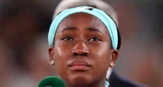 Teary-eyed Gauff says Swiatek is 'on another level'
