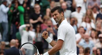 Wimbledon PIX: Djokovic, Jabeur move into Round 2