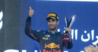 F2: Jehan Daruvala on podium in Bahrain