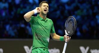 ATP Finals PIX: Djokovic downs Tsitsipas, Rublev wins