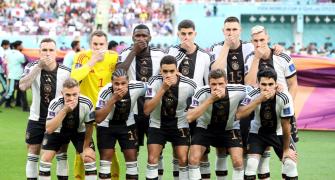 German Players Close Mouth In Protest