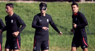 All eyes on masked Son as South Korea face Uruguay