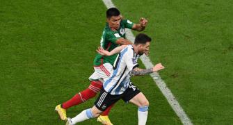 FIFA WC PIX: Argentina trump Mexico in must-win game