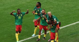 FIFA WC PIX: Cameroon rally to draw with Serbia