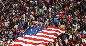 PICS: US-Iran fans turn up heat in Qatar
