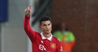 PIX: Ronaldo's landmark goal fires United to win