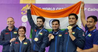 ISSF Worlds: Patil, Arjun, Kiran win India's 5th gold