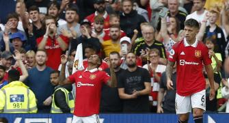 EPL PIX: Man United end Arsenal's 100 per cent start