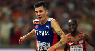 PIX: Ingebrigtsen wins 5,000m; Moraa takes 800m gold
