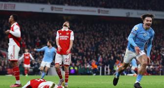 EPL: Ruthless Man City go top with win at Arsenal
