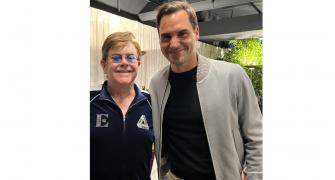 Rocket Man Meets Federer Express!