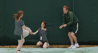 Protesters halt play at Wimbledon!