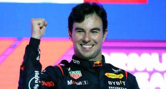 F1 PIX: Perez wins in Jeddah; Verstappen second