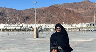 PIX: Sania Visits Medina Ahead Of Ramzan