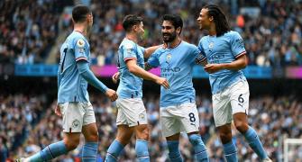 EPL PIX: City four points clear at top; Liverpool win