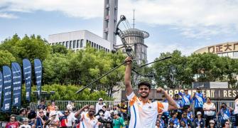 Prathamesh shocks World No. 1 to win World Cup gold