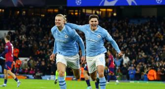 Champions League PIX: City top group; Barca in last 16