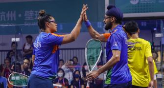 Asiad: Winning start for mixed doubles squash teams