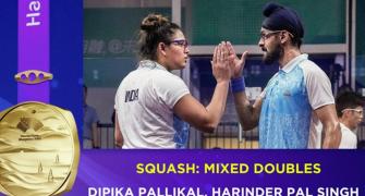 Dipika-Harinder clinch mixed team gold in squash