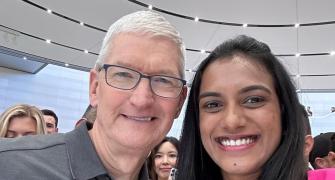 What's Sindhu Doing With Tim Cook?