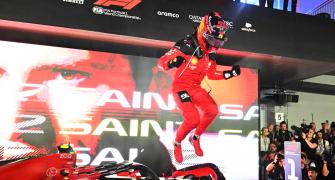 Ferrari's Sainz wins in Singapore to end Red Bull run