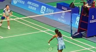 Badminton at Asian Games: Women sail into quarters