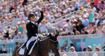 Germany's von Bredow-Werndl wins dressage gold