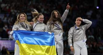 Ukrainians hail fencers for winning Olympic gold medal