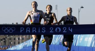 Olympics PIX: Germany win triathlon mixed relay gold
