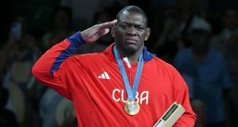 Olympics: Cuba's Lopez creates history with fifth gold