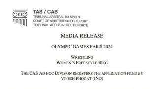 CAS verdict on Vinesh expected before Olympics end