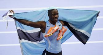 PIX: Botswana's Tebogo wins men's 200 metres gold