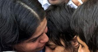 Tearful Vinesh Phogat returns to a hero's welcome!