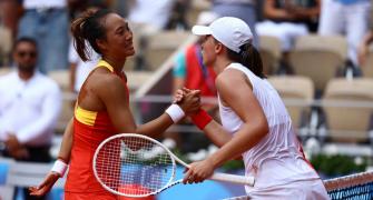 Tennis: China's Zheng shocks Swiatek in semi-finals