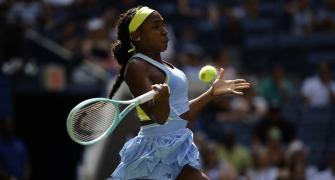 US Open PIX: Zheng passes Anisimova test in opener