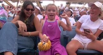 Adorable! Sabalenka's 'mini-me' steals the show