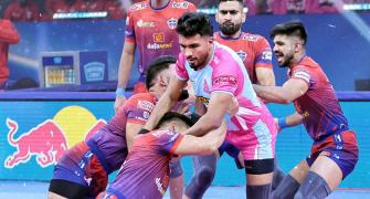 Rajput takes UP Yoddhas into semis of PKL Season 11