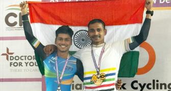 India add more gold and silver at Asian Track Cycling