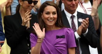 PIX: Standing ovation for Princess Kate at Wimbledon