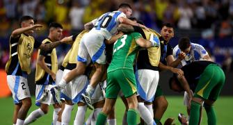 PIX: Argentina edge Colombia to win Copa America