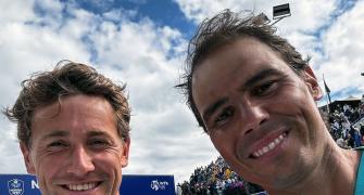 Nadal warms up for Olympics with doubles win