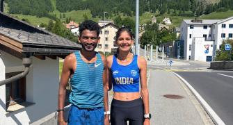 Sable, Parul train in Swiss Alps for Paris Olympics