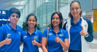 India's table tennis squad arrives in Paris