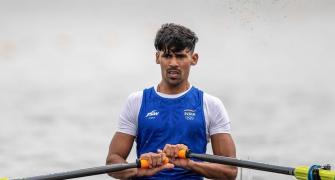 Rower Panwar finishes 4th in heat, moves to repechage