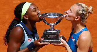 Gauff-Siniakova win French Open women's doubles title