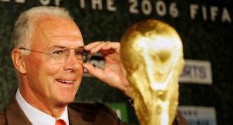 German legend Beckenbauer honoured at Euro opening