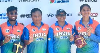 Archery WC: Indian recurve mixed team bag bronze