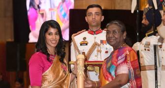 Squash star Joshna Chinappa conferred with Padma Shri